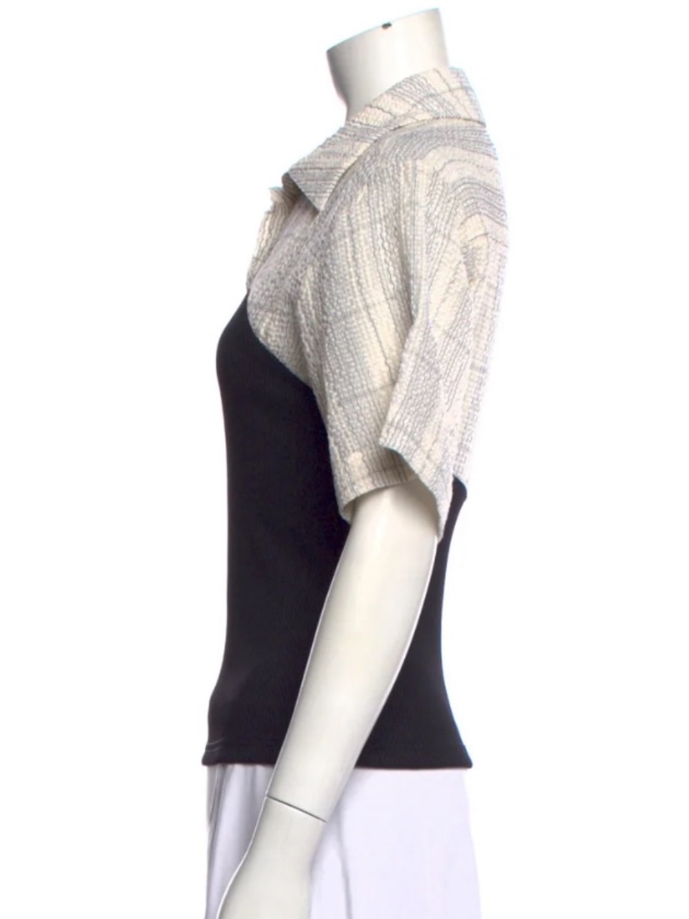 Black and White Anna Quan short sleeve top - Picture 2 of 3